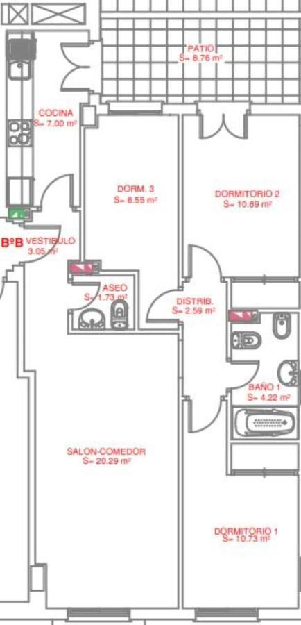 3Br Apartment With Parking And Patio In The Center By Rems Málaga Eksteriør bilde